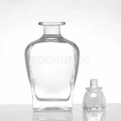 Clear Glass Spirit Bottle 700ml